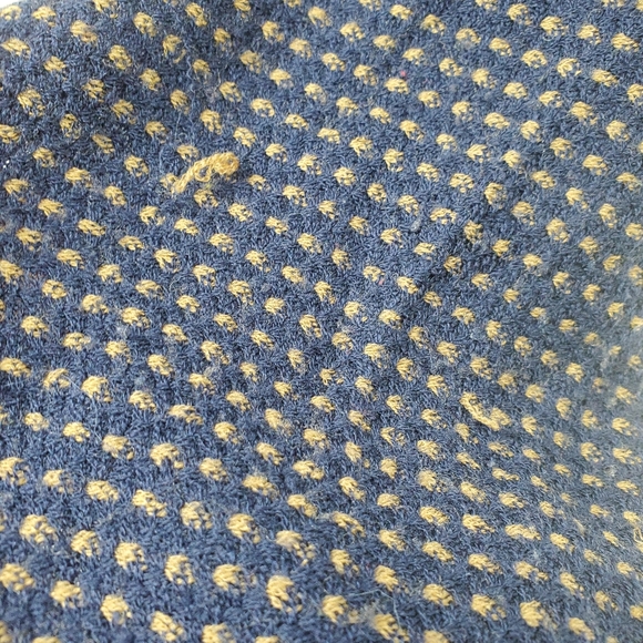 Mens Navy Wide Scarf - Picture 4 of 7